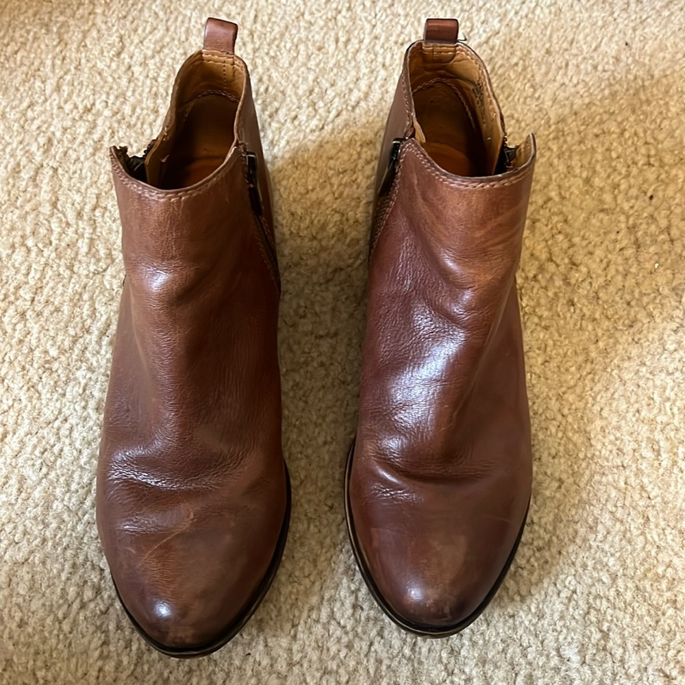 Lucky Brand brown booties